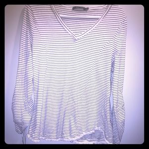 Doe & Rae stripped top Size Small